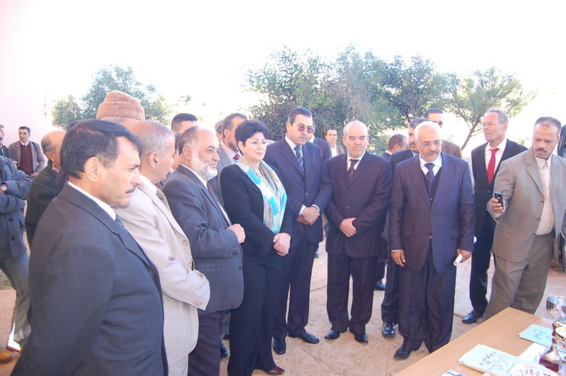 السيدة لطيفة العبيدة في زيارة تفقدية لإقليمي جرادة وتاوريرت