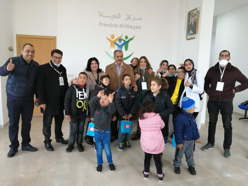 قافلة طبية بمناسبة اليوم العالمي لاطفال التثلت الصبغي 21