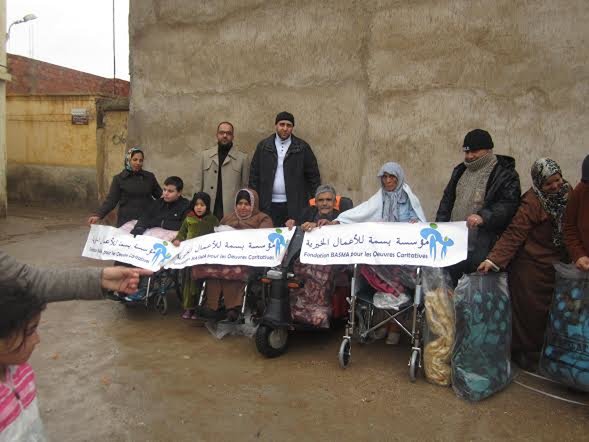 مؤسسة بسمة للأعمال الخيرية تساند ذوي الاحتياجات الخاصة في هذه الموجة من البرد