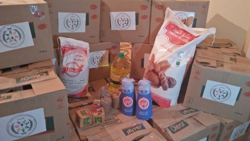 تحت شعار  » انا وانت لفعل الخير  » جمعية تاومات للتضامن والتنمية ببوعرفة توزع قفة رمضان 2021