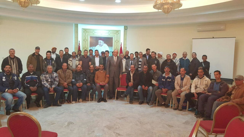 ادريس بوجوالة في لقاء تواصلي مع مقاولات الكهربائيين