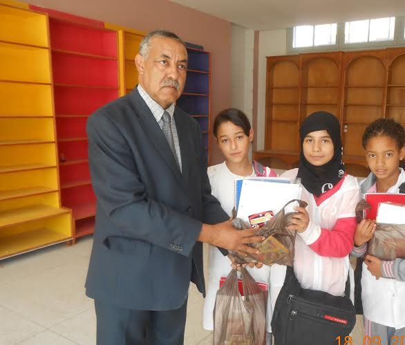 مبادرة انسانية لفائدة 100 متمدرس بإعدادية الوحدة