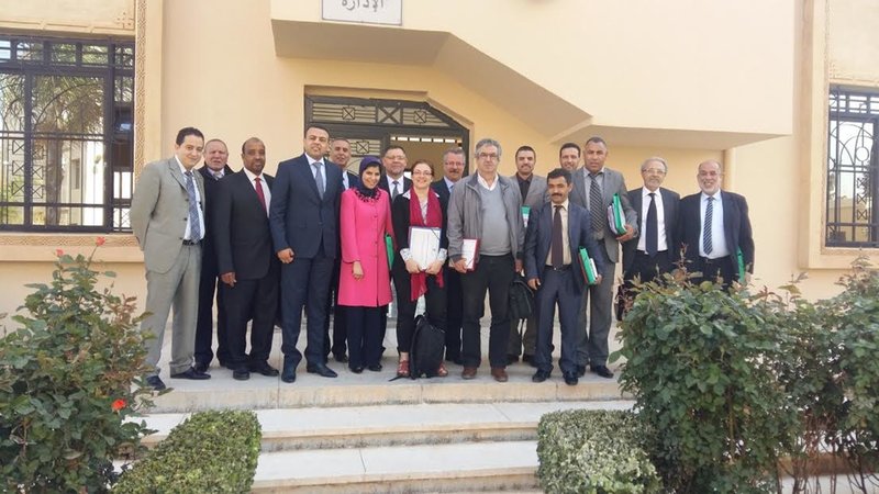 زيارة فريق من الاتحاد الاوروبي للأكاديمية الجهوية للتربية والتكوين لجهة الشرق في إطار برنامج دعم الاتحاد الأوروبي « التربية اا »