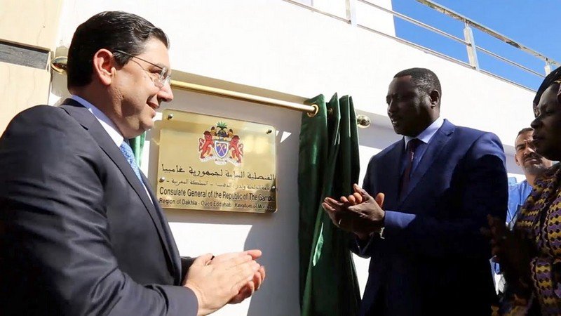 غامبيا تفتتح قنصلية بالداخلة والجزائر و »بوليساريو » يفقدان صوابهما