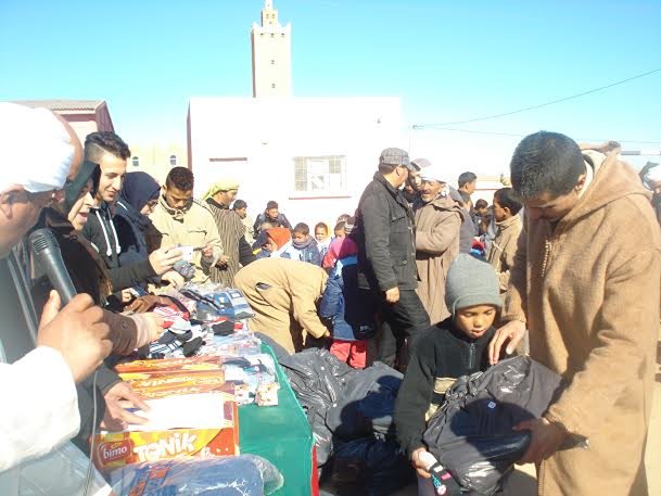 النيابة الإقليمية بجرادة تنظم قافلة تضامنية للدعم الاجتماعي بم/م المسيرة جماعة أولاد غزيل