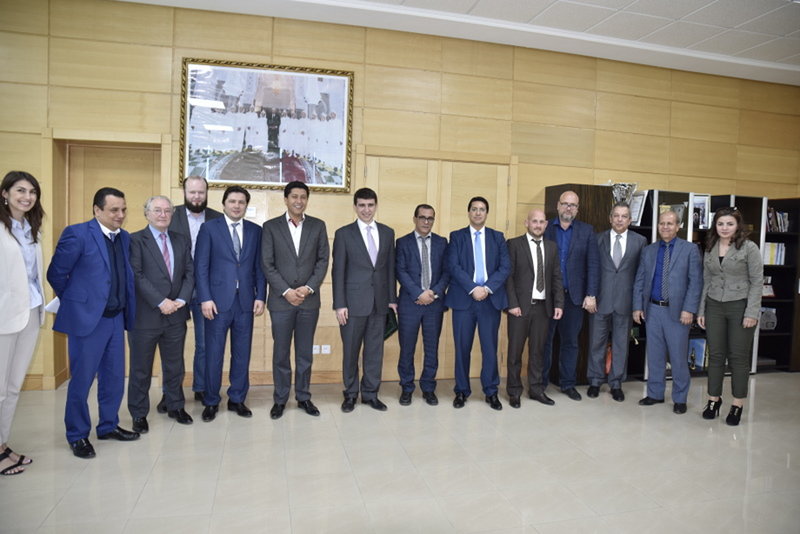 عبدالنبي بعوي رئيس جهة الشرق يستقبل وفدا من رجال الاعمال الروس للاستثمار في وجدة