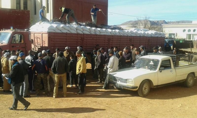 جماعة لبصارة تستفيد من الشعير المدعم‎