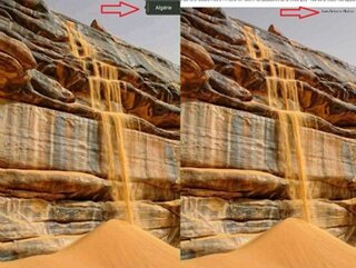 بعد السطو على تاريخ وثقافة المغرب ومصر وليبيا، الجزائر تسطو على جغرافية موريتانيا وتسرق صور شلالات رمال