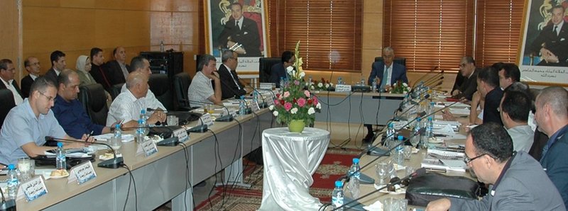 السيد معاذ الجامعي الوالي الجديد لجهة الشرق يترأس اجتماع المجلس الإداري للوكالة المستقلة لتوزيع الماء و الكهرباء بوجدة