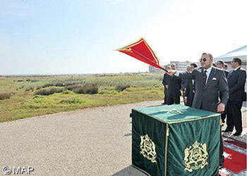 SM le Roi lance les travaux de réalisation d’un parc ornithologique à Marchica, d’un coût global de 70 MDH