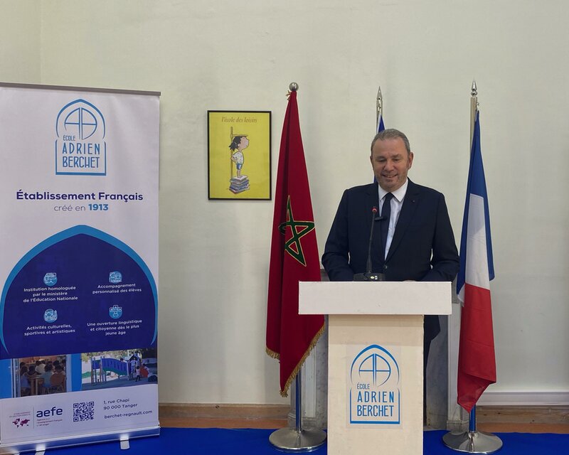 Rentrée 2025/2026 à Tanger : L’ambassadeur de France visite l’école Adrien Berchet, une école en croissance et qui investit dans l’avenir