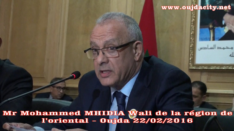 السيد محمد مهيدية والي الجهة الشرقية : ان مجال التعمير وإعداد التراب يعتبر مدخلا اساسيا للتنمية المستدامة VIDEO