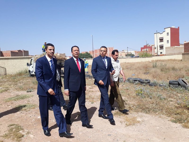 الكاتب العام لوزارة التربية الوطنية والتكوين المهني والتعليم العالي والبحث العلمي في زيارة للمؤسسات التعليمية التابعة للمديرية الإقليمية وجدة أنجاد