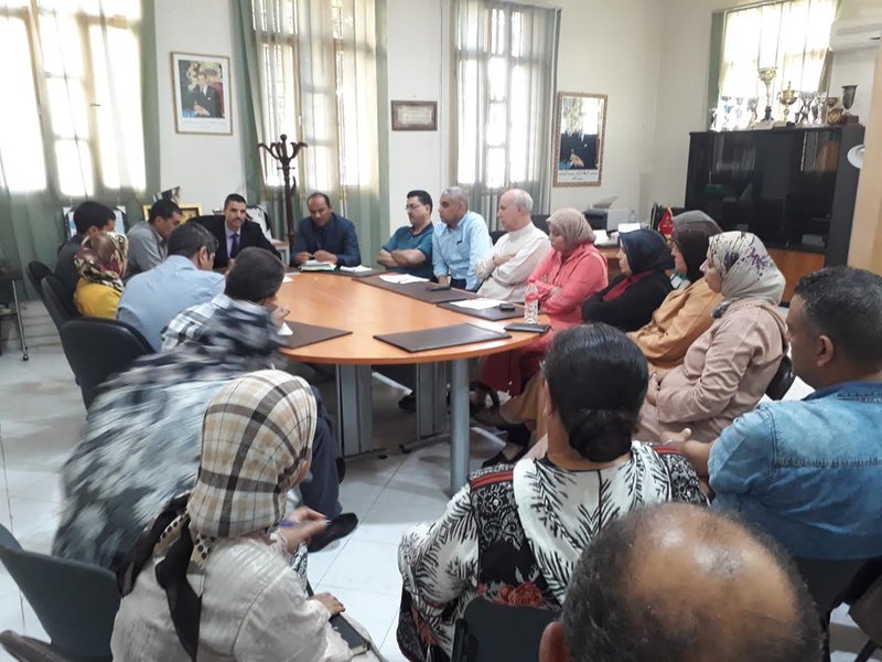 المديرية الإقليمية وجدة أنجاد تعقد لقاءات حول التاهيل المندمج لمؤسسا ت التربية والتكوين استعدادا للدخول المدرسي2017/2018