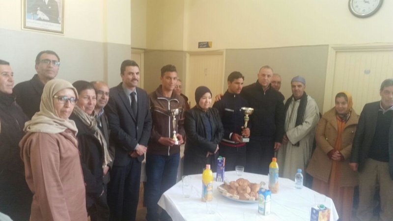 المديرية الإقليمية وجدة أنجاد : تتويج فريق ثانوية أبي ذر الغفاري الإعدادية للريكبي