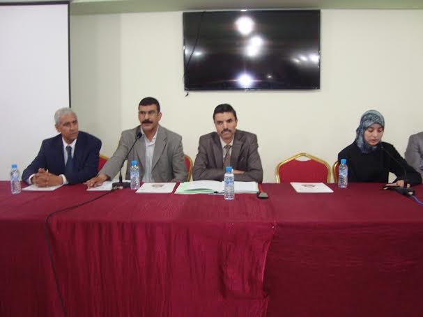 كلمة الدكتور محمد زروقي المدير الإقليمي بوجدة أنجاد رئيس الفرع المديري للجامعة الملكية للرياضة المدرسية بمناسبة تجديد المكتب الجهوي للجامعة