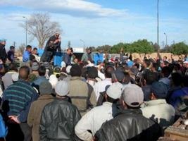 وجـــــــــــــدة : أعتصام بائعي الـــسمك بـالتقســـيط