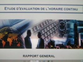 ETUDE D&rsquo;EVALUATION DE l &lsquo; HORAIRE CONTINU : RAPPORT GENERAL juin 2007 – 9 –