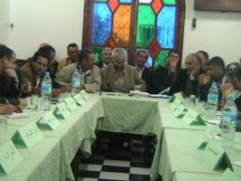 وجدة : المكتب المسير لفريق المولودية الوجدية يعقد ندوة صحفية